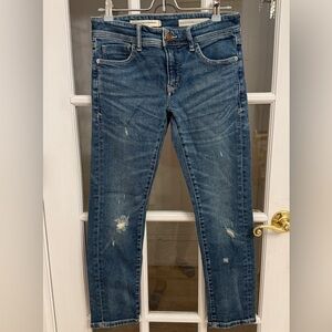ANTHROPOLOGIE Pilcro And The Letterpress Women's Distressed Slim Boyfriend Jeans